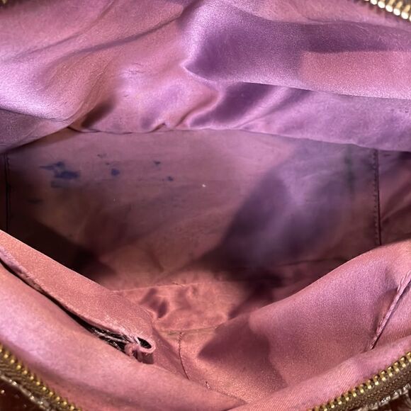 Coach Maggie Mia Ocelot High Gloss Patent Leather Hobo Shoulder Bag - Picture 15 of 16